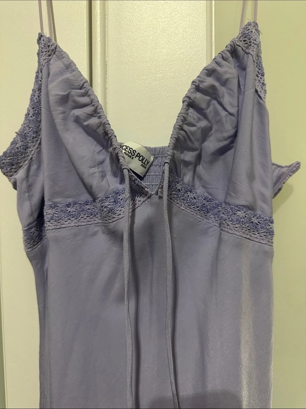Princess Polly Lilac Ruched Neckline Maxi Dress - Picture 10 of 10